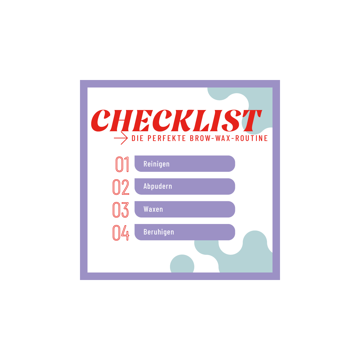 Augenbrauen Wachsstreifen Large