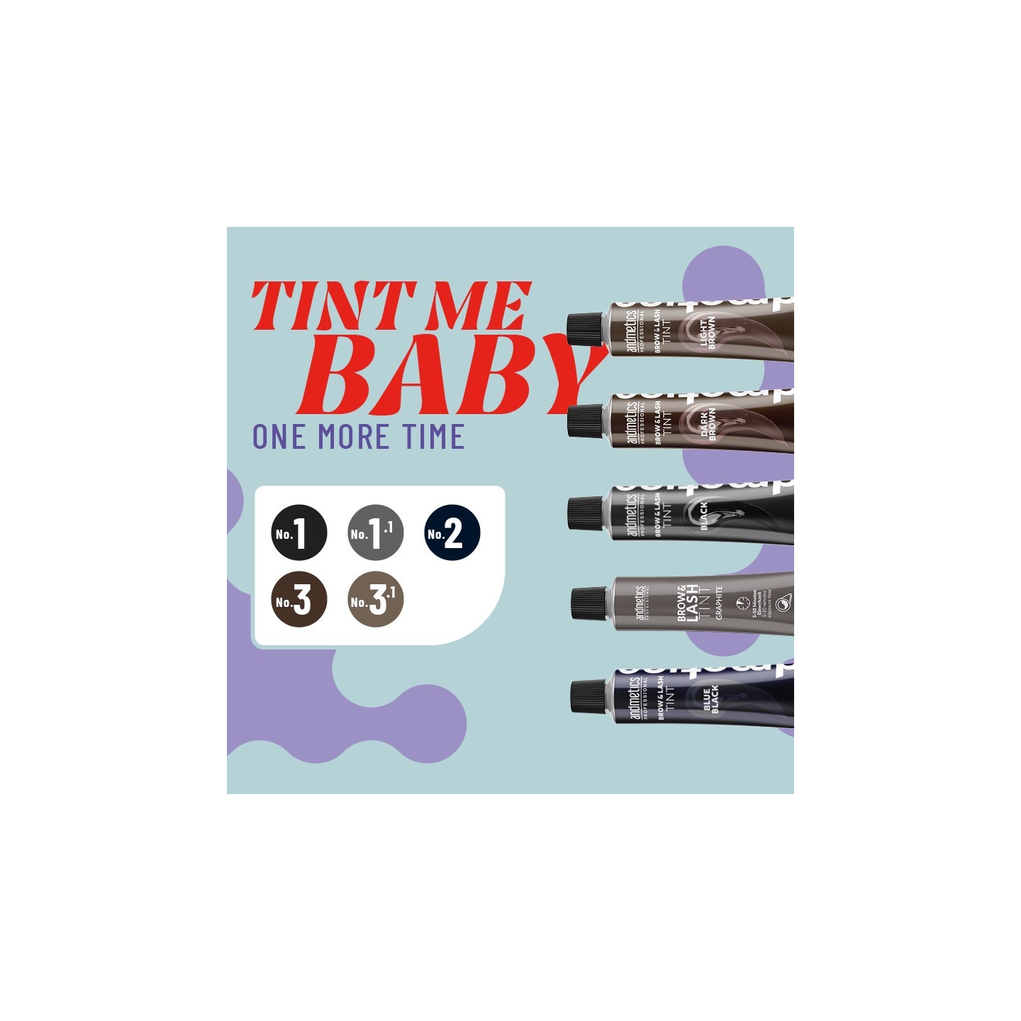 Augenbrauen- & Wimpernfarbe (div. Farben)